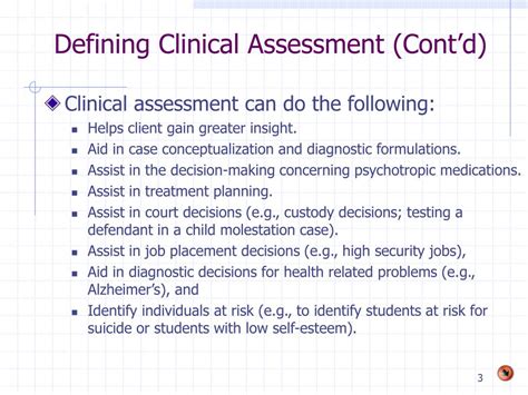 Ppt Chapter 9 Clinical Assessment Powerpoint Presentation Free