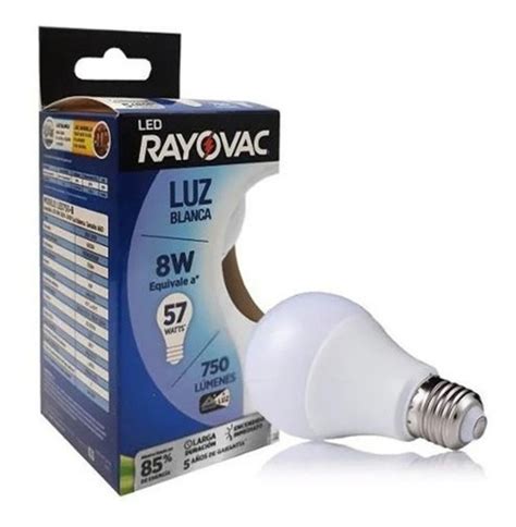 Lampara Led Rayovac W Luz Fria Calida E Electro