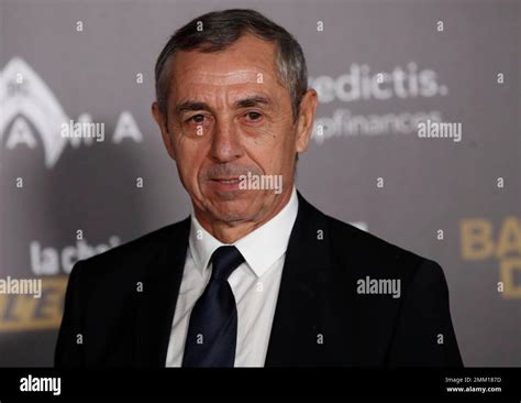 Former Soccer Player Alain Giresse Attends A Photocall Before The