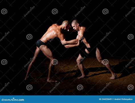 Wrestling Models Stock Image Image Of Balance Martial