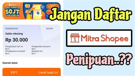 Jangan Daftar Aplikasi Mitra Shopee Sebelum Lihat Video Ini Review