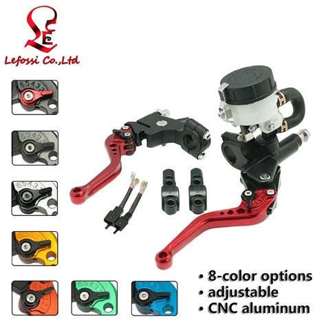 8 Colors CNC 7 8 Motorcycle Hydraulic Brake Clutch Master Cylinder For