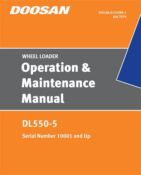 Doosan DL550 5 Operation Maintenance Manual Comprehensive Guide For