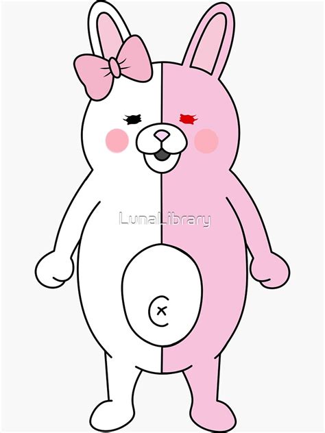 Monomi Sticker For Sale By Lunalibrary Redbubble