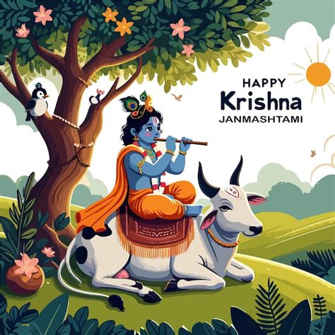 Premium Vector Dahi Handi Festival Of Happy Krishna Janmashtami Vector Illustration Design