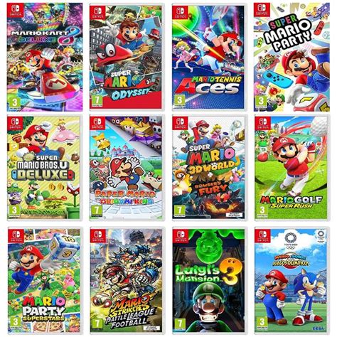 Nintendo Switch Juegos Mario A 39 Odyssey Luigi S Mansion Party