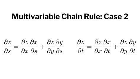 Chain Rule For Multivariable Calculus Case Youtube