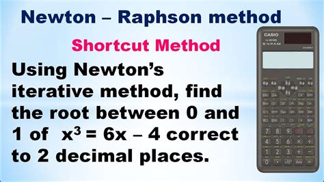 Snm Ma3251 Unit 3 Newton Raphson Method Find The Root Between 0