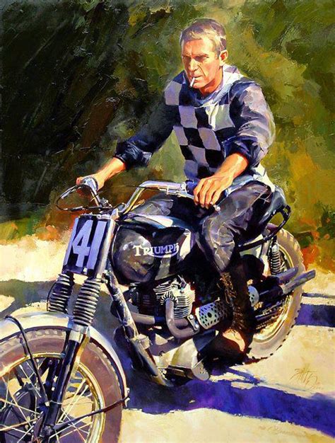 Tom Fritz Motorcycle Paintings Triumph Bonneville A Personal Moto Blog