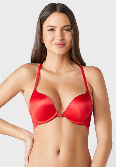 Buy La Senza Red Lace Cut Out Bra For Women In Dubai Abu Dhabi