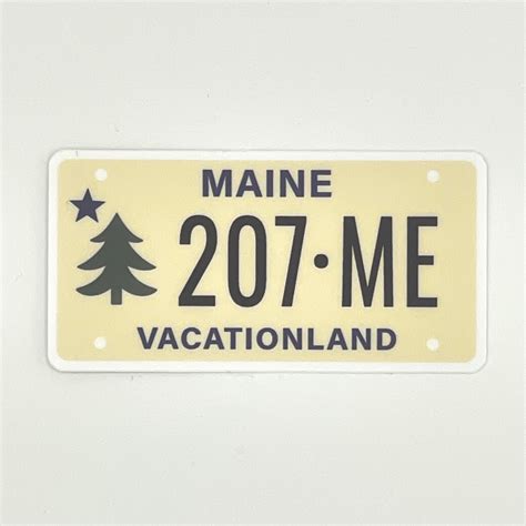 Maine License Plate Stickers | Maine Stickers | Down East Shop | Down ...