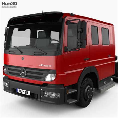 Mercedes Benz Atego Crew Cab Chasis De Cami N Modelo D