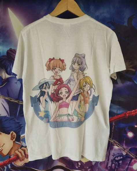 Hug Pretty Cure Official Anime Tee Kaos Original Second Merch Japan