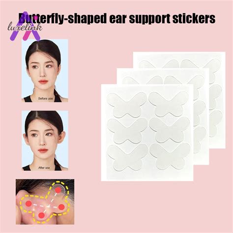 Luxelinkbutterfly Shaped Ear Support Patch Elf Ear Patch Invisible
