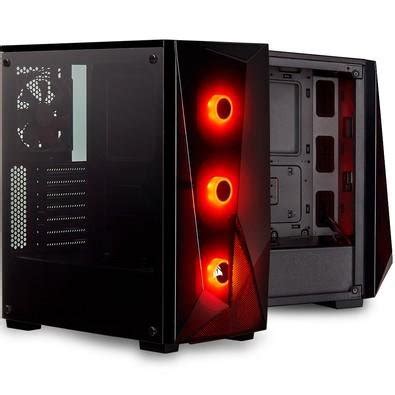 Gabinete Corsair Carbide Series SPEC 04 Mid Tower LED Lateral Em