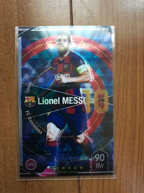 【やや傷や汚れあり】wccf Footista F20 リオネル・メッシ ランクアップ前 Lionel Messi Fc Barcelona