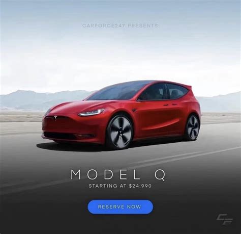 特斯拉新款16万汽车来了！新车型model Q”上线” 数字指南