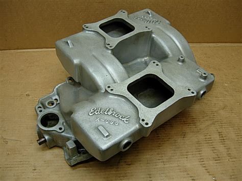 Chevy Bbc Edelbrock X C96 Cross Ram Intake Manifold 2x4 Ebay