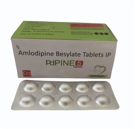 Amlodipine Besylate Tablets At Rs 56 Box In Sas Nagar ID 2851705114633