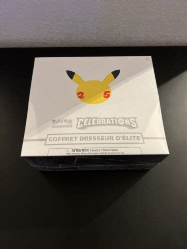 Coffret Dresseur D Lite Pokemon Etb Celebrations Ans Sous Blister