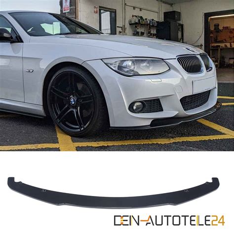 Spoilerlippe Frontlippe SCHWARZ für BMW 3er E90 E91 E92 E93