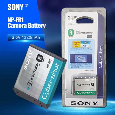 Original Sony NP FR1 NP FR1 NPFR1 3 6V 1220mAh Rechargeable Lithium