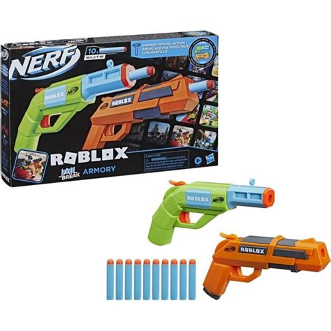 Nerf Roblox Jailbreak Armory Blasters Pack