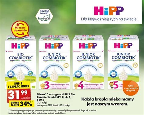 Promocja Mleko 1 Hipp Bio Combiotik Biedronka