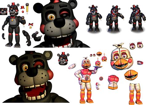 Resource Lefty And Funtime Chica Reguest By Fnaf Fan201 On Deviantart