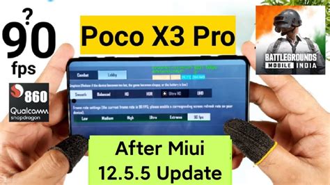 Poco X3 Pro Bgmi 90fps Support Test After Miui Update 🔥🔥🔥 Youtube