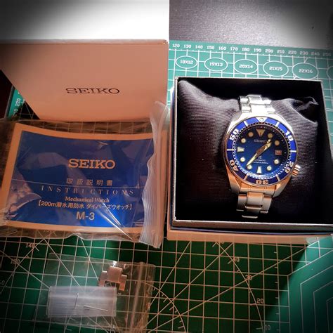 Seiko Blue Sumo Prospex Divers Sbdc033j Blumo Mens Fashion Watches And Accessories Watches