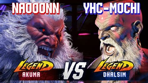 SF6 NAOOONN Akuma Vs YHC MOCHI Dhalsim High Level Gameplay YouTube