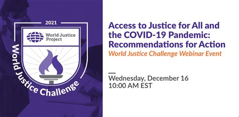 Access To Justice For All And The Covid 19 Pandemic Recommendations