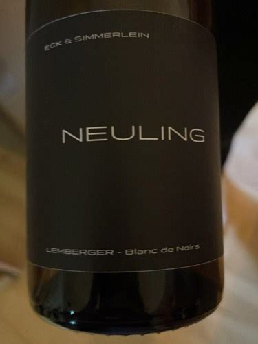 Eck Simmerlein Neuling Lemberger Blanc De Noirs Vivino Us