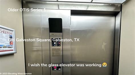 Older Otis Series 1 Hydraulic Elevator Old Galveston Square