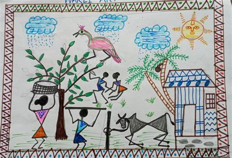 Warli art | Art, Fictional characters, Character