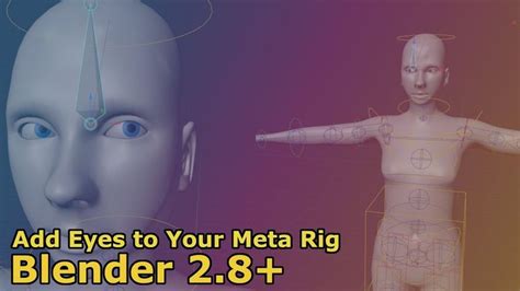 Add An Eye Rig To Your Meta Rig Blender In Blender Ads Rigs