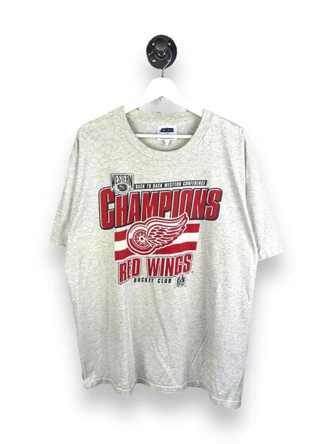 Vintage 1998 Detroit Red Wings Back 2 Back Western Conference - Etsy