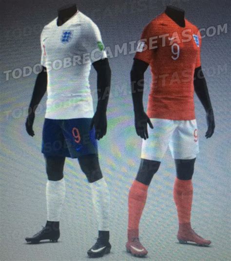 England 2018 World Cup Home & Away Kits Leaked - Footy Headlines