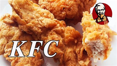 Kfc Chicken Recipe Chicken Tenders Homemade Super Crispy Fried