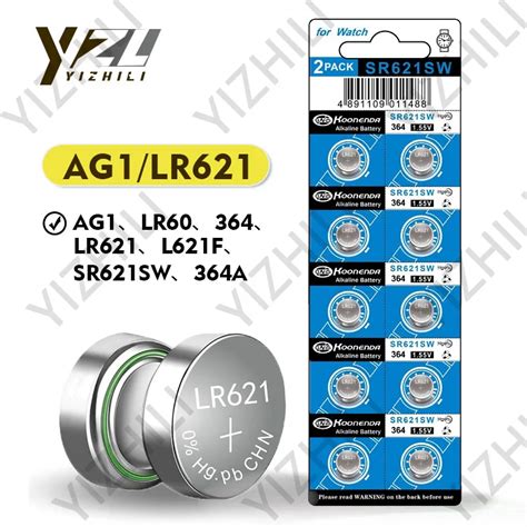 Pcs V Ag Lr Sr Sw Button Batteries For Watch Toys