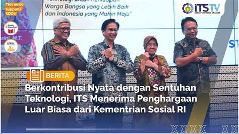 Kunjungan Tri Rismaharini Ke ITS Sekaligus Memberi Penghargaan Dan