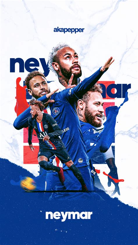 Neymar - PSG Match Day Poster on Behance