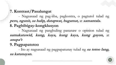 Topic 9 Pang Angkop Pangatnig Pang Ukol Pantukoypptx