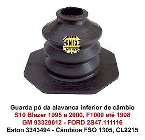 Guarda Pó Coifa Alavanca Inferior S10 Blazer 2 8 Diese 01a11 RM 13