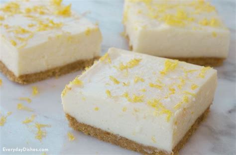 No-Bake Lemon Bars Recipe | Everyday Dishes