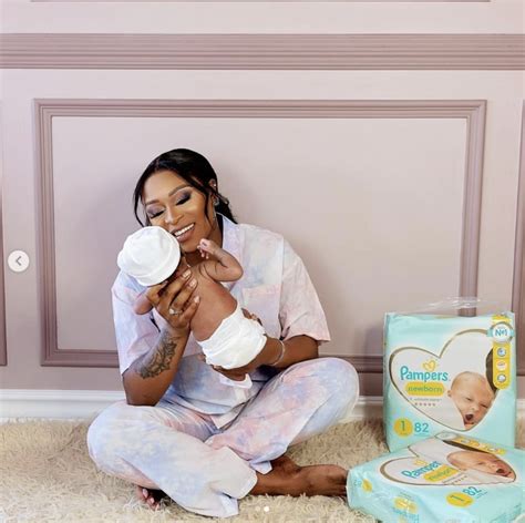 Pics! DJ Zinhle Shares First Photo With Her Newborn Baby