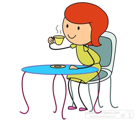 Drinking Coffee Clipart | Free download on ClipArtMag