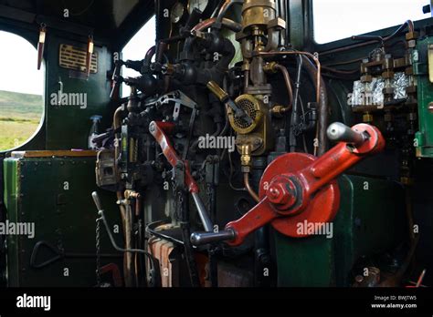 Footplate Controls Of Gwr 1400 Tank Class 0 4 2t Steam Locomotive No