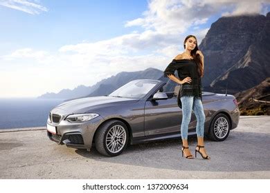 Sexy Woman Car Model Asian Girl Foto Stock Shutterstock